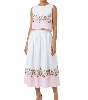 NEW FANM MON sebla top in strawberry fields